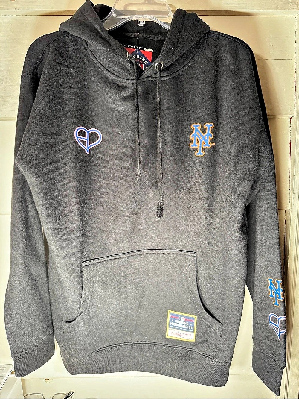 Mitchell & Ness MLB x BLACKPINK Hoodie New York Mets Black New York Mets Hoodie